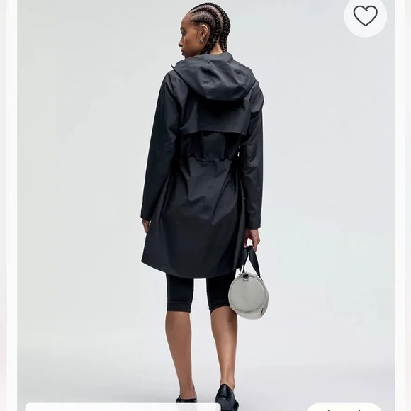 Lululemon Rain Rebel Jacket black size 8 - Picture 1 of 6